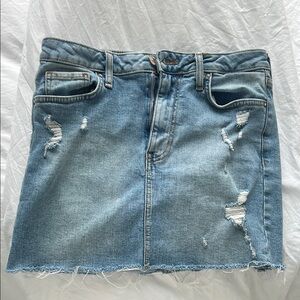 Denim Mini Skirt